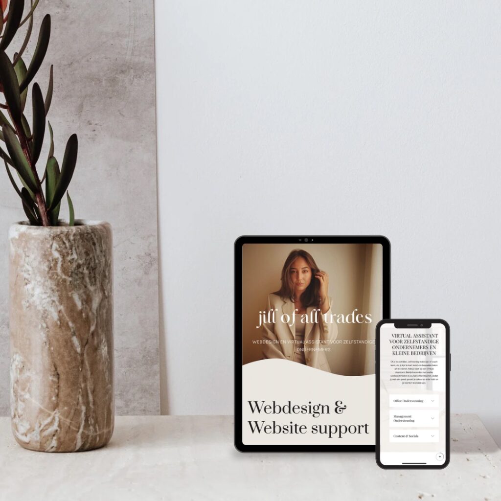 Webdesign en Virtual Assistant voor zelfstandige ondernemers